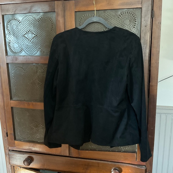 Anthropologie Hutch Draped Black Blazer Jacket L NWT - Picture 5 of 11